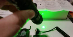 Come risolvere un puntatore laser